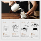 Hanging Ear Drip Coffee Bag Holder - Image 7