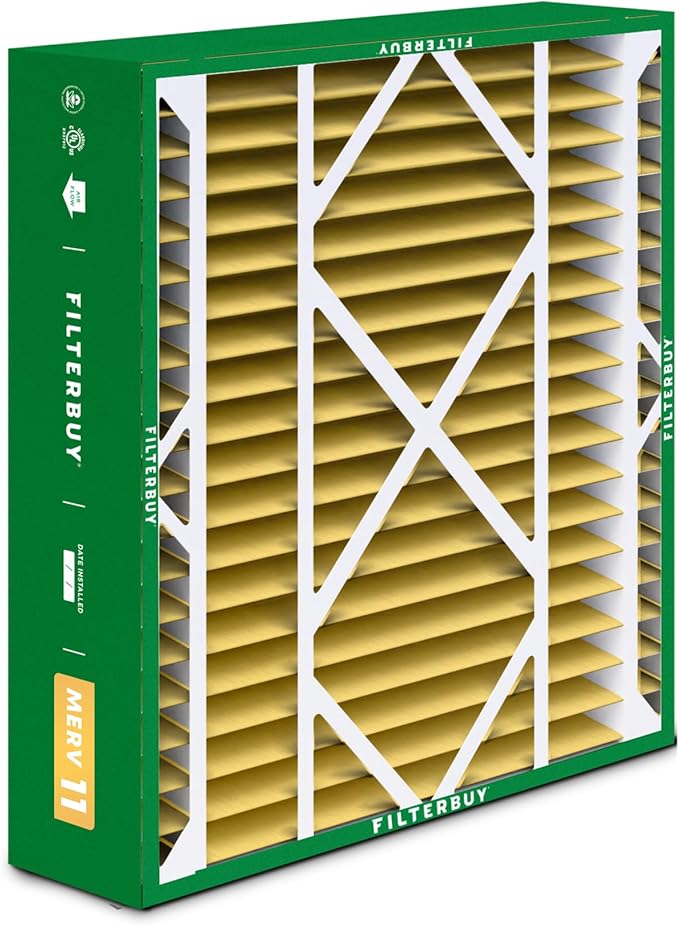 Filterbuy 24x25x5 Air Filter MERV 11 Superior Pet & Allergy Defense, - Image 8