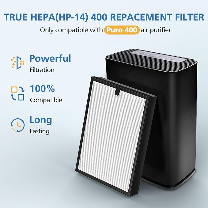 400 Air Purifier Replacement Filter True HP-14 HEPA Filter Compatible - Image 3