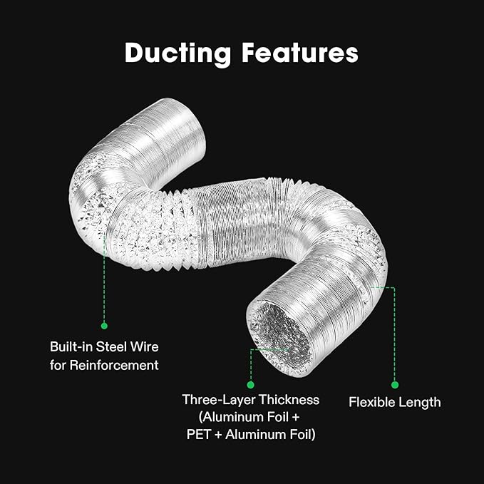 VIVOSUN Smart Air Filtration S6 Kit 6", AeroZesh S6 Inline Duct Fan - Image 6