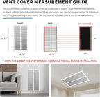 14x24 Return Air Grille, Air Return Vent Cover, Flat Vent Cover, Rejillas De - Image 4