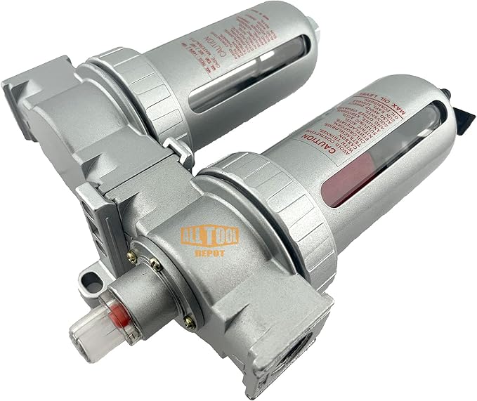 1/2" NPT MID FLOW 2 Stages Coalescing Filter Desiccant Dryer System - Image 5