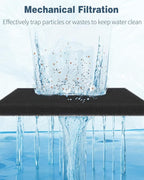 Pawfly Aquarium Bio Sponge Filter Media Pad, 6.3" x 5.5" x 0.78"Filter Foam - Image 3