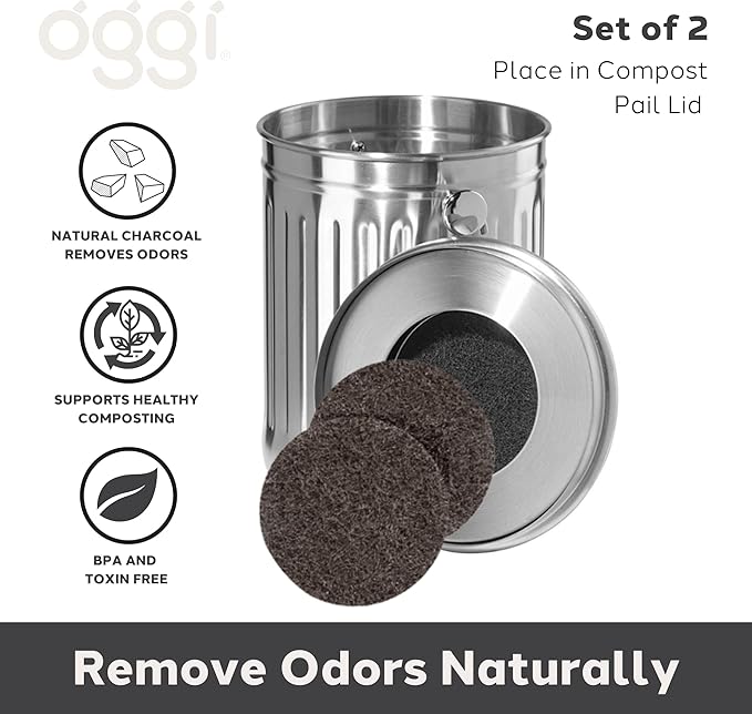 OGGI Set of 2 Charcoal Filters- Replacement Charcoal Filter - Image 2