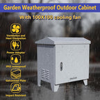 Pond Aerator Weatherproof Outdoor Cabinet, Air Pump 20”W×14.6”D×18”H - Image 6