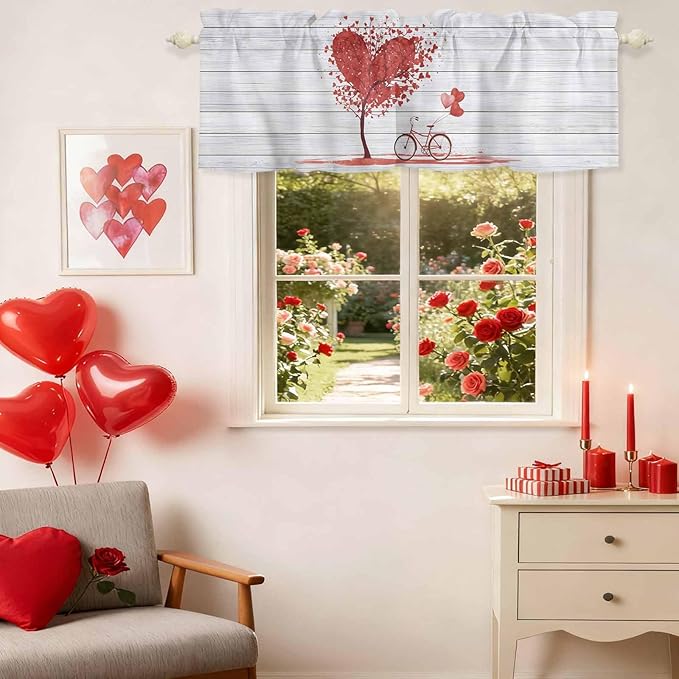 Valentine's Day Valance Curtains - Image 5