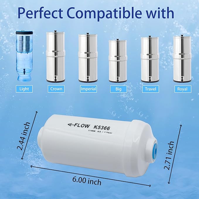 Fluoride Filter, Replacement for Berkey® PF-2® Fluoride and Arsenic Reduction - Image 3
