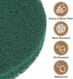 HARFINGTON 24pcs Scrubber Scouring Pads 180 Grits 4 Inch Drill Power Brush Hoop - Image 4