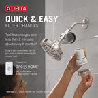 Delta Faucet Clarifi Standard Shower Filter Attachment Brushed Nickel - Image 4