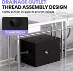 40 LBS Commercial Grease Trap Carbon Steel Interceptor, 15 GPM Flow Rate Under - Image 3