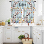 Happy Easter Kitchen Curtains Set 3 Piece - Image 3