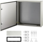 VEVOR NEMA Steel Enclosure, IP66 Waterproof & Dustproof, Outdoor/Indoor by VEVOR