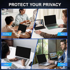 2Pack Magnetic 16 Inch Laptop Privacy Screen 16:10 Aspect Ratio, Removable - Image 7