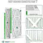 16x20x1 Air Filter 4 Pack, MERV 8 Pleated Dust Defense Air Filters Replacement - Image 4