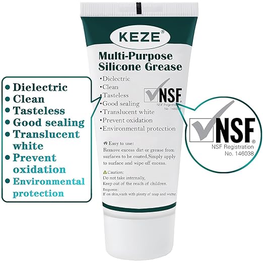 KEZE Food Grade Silicone Grease Pool Lube Tube O Rings Lubricant - Image 2