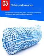 French Drain Pipe for Garden Lawn & Landscape, 8cm Perforated Fabric Drainage - Image 5
