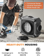 Abestorm Air Scrubbers, Industrial Commercial Air Scrubber - Image 4