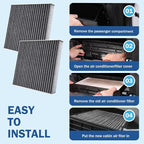 2PCS Cabin Air Filter Accessories - Image 5