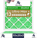 MervKing 20x20x2 Air Filter Actual Size: 19.7" x 19.7" x 1.75" MERV 13 MPR by MervKing