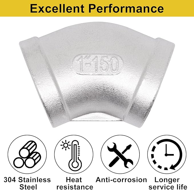 45 Degree Elbow 1PCS, Connector Coupler Apply to Outdoor/Garden/Industrial - Image 4