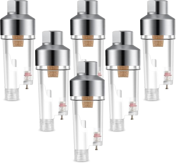 Honoson 6 Pcs 3 Pcs Airbrush in-line Water Trap Mini Air Filter Connect by Honoson