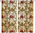 2 Panel Kitchen Cafe Curtains, Window Decor Tier Curtains by Hokiten