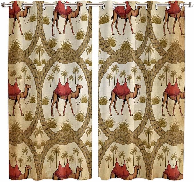 2 Panel Kitchen Cafe Curtains, Window Decor Tier Curtains by Hokiten