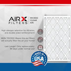 AIRX FILTERS WICKED CLEAN AIR. 10x20x1 Air Filter MERV 11 Electrostatic Pleated - Image 3