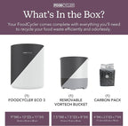 Food Cycler Eco 3 Compact Kitchen Food Recycler | Indoor Composter Bin - Image 2
