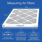Nordic Pure 14x30x1 Furnace Air Filters MERV 10 Pleated Plus Carbon 4 Pack - Image 2