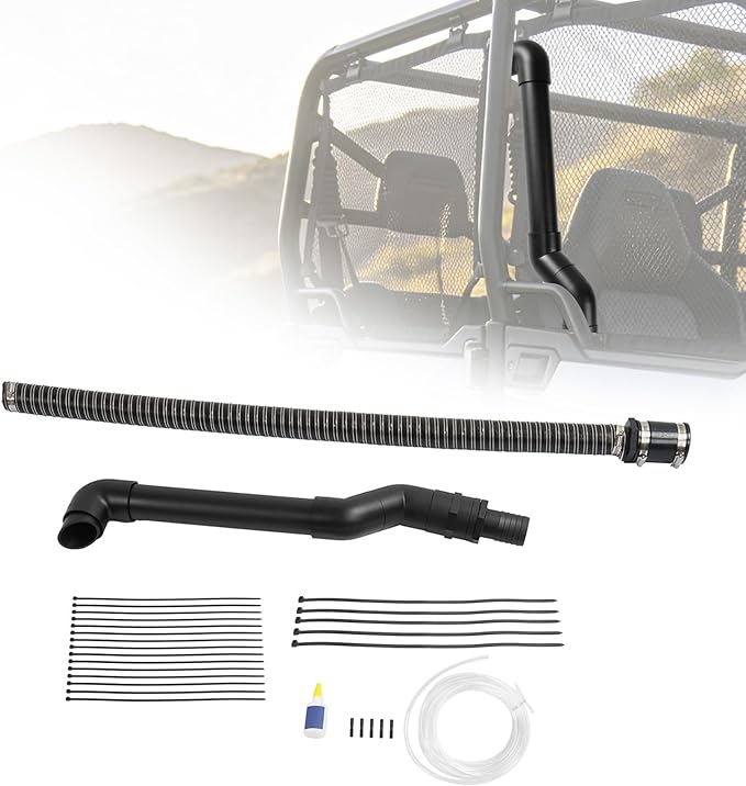 Suitable for Black Snorkel Riser Kit for 2014-2023 Honda Pioneer 700 UTV - Image 2