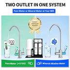 WINGSOL Integrated Reverse Osmosis Water Filter, NSF/ANSI 42/53/58, Dual Outlet - Image 3