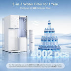 Water Filter Countertop Reverse Osmosis System 5-in-1 Countertop Water - Image 4