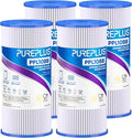 PUREPLUS 50 Micron 10" x 4.5" Extra Coarse Pleated Sediment Filter by PUREPLUS