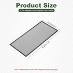 YOKIVE 6 Pcs Magnetic Floor Vent Covers, Floor Register Cover PVC Mesh Air Vent - Image 2