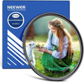 NEEWER 67mm Black Diffusion 1/8 Filter Soft Dreamy Cinematic Effect Filter by Neewer