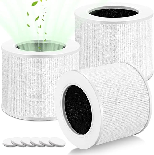 3 Pack Core Mini Replacement Filter, 3-in-1 H13 Grade Compatible by LAUKOWIND