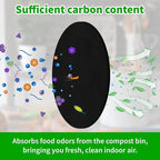 Charcoal Filters for Kitchen Compost Bin, 6.5 Inch Charcoal Filters for Compost - Image 6