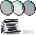 NEEWER 62mm UV/CPL/ND Lens Filter Kit by Neewer