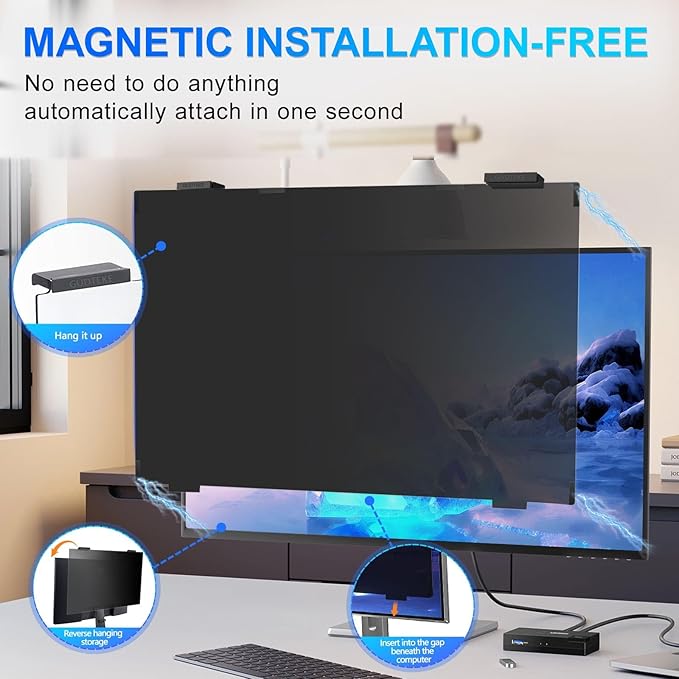 Magnetic 23.8 Inch Privacy Screen - Image 2