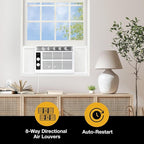 Whirlpool 5, 000 BTU 115V Window Air Conditioner & Dehumidifier - Image 8