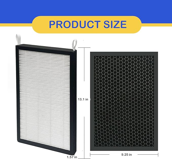 3 Pack True HEPA/Carbon Filters Replacement Compatible - Image 4