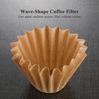 2-5 Cup Coffee Filters, Thicken Natural Coffee Filter Basket - Image 3