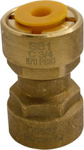 Supplying Demand SB1 3/4 Inch Quick Connect HVAC Brass Coupler Fitting by SupplyingDemand