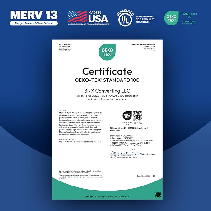 BNX TruFilter 20x23x1 Air Filter MERV 13 - Image 6