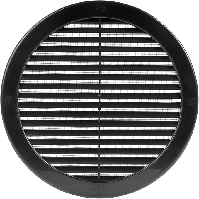 Vent Systems 8" Inch Black Soffit Vent Cover by VentSystems