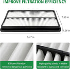 2PCS Cabin Engine Air Filter JM802 JM726A Kits Fits - Image 5