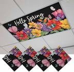 Fluorescent Light Covers for Ceiling Lights Hello Spring Magnetic Light Filters by Home+L6