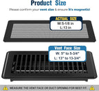 Magnetic Vent Covers with Vent Screen 5.1x13 Inch, Ceiling Air Vents to Block - Image 2