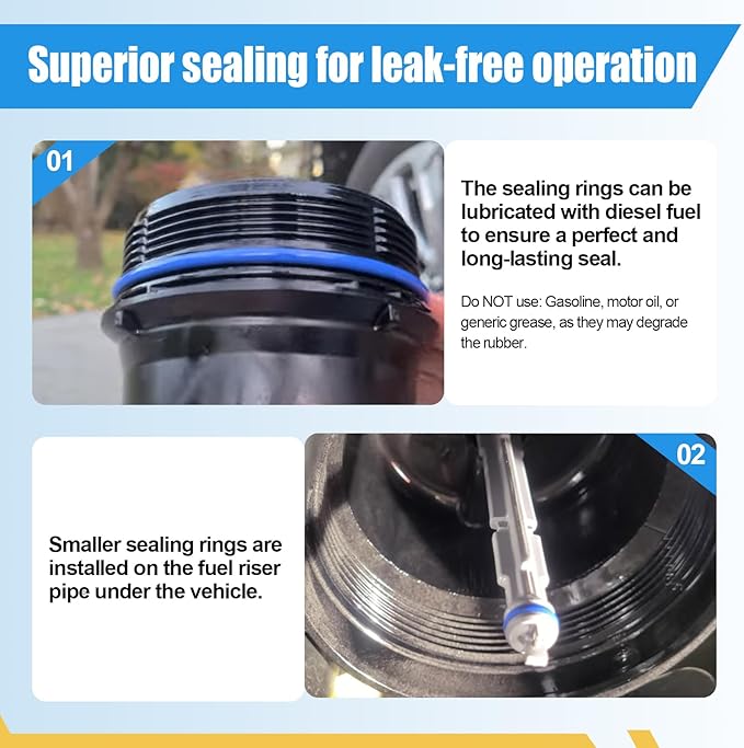 iFJF TP1015 Fuel Filter and 134001 Housing Cap Replacement - Image 8